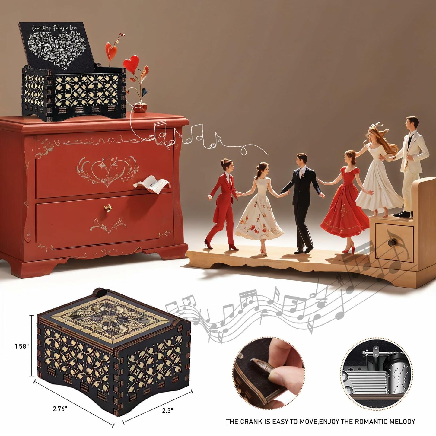 LUICONMO Dog Mom Gift Basket Red Romantic Valentines Mothers Day