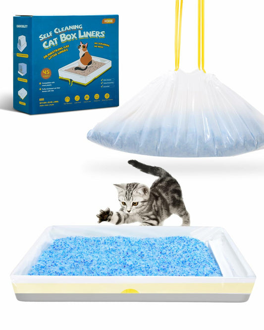 Cat Litter Box Liners 45ct Heavy Duty Bags