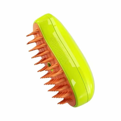 Deal US Pet Steam Brush for Dog and Cat Grooming Shedding