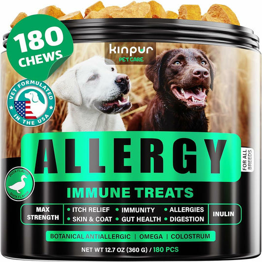 Dog Supplement-Kinpur Allergy Immune Support Soft Chews 180ct