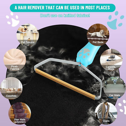 Qiguet Pet Hair Remover Carpet Scraper Fur Remover Tool