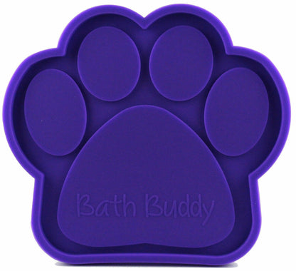 Purrfect Pet Kingdom Bath Buddy Dog Bath Toy Peanut Butter Spread Helper Purple (Default Title) - Premium Shampooing & Washing