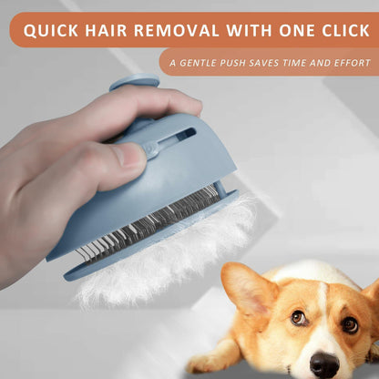 NAHANGPET 4-in-1 Rechargeable Cat Steam Brush Shedding Comb