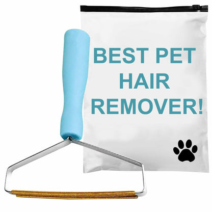 Deal US Copper Pet Hair Remover Brush for Couch and Bed