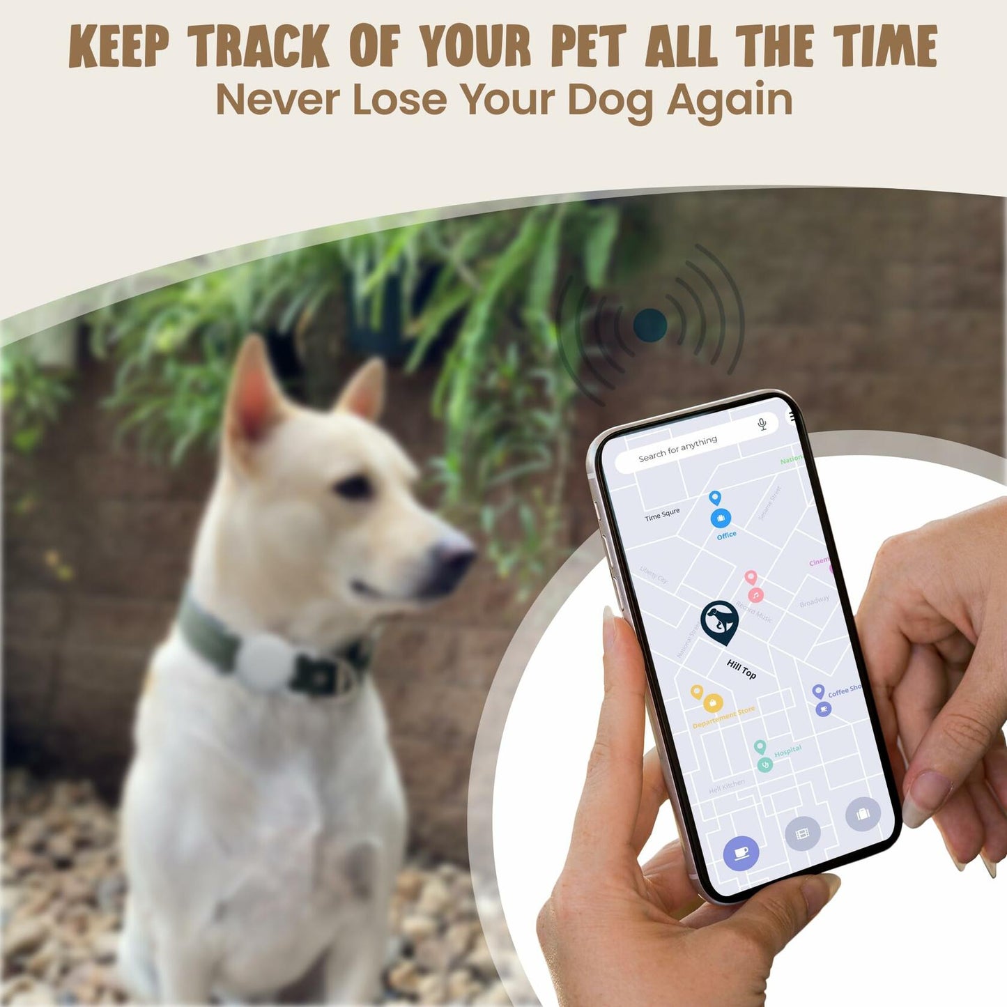 Deal US Turtle Den Airtag Dog Collar Holder Waterproof 2Pk