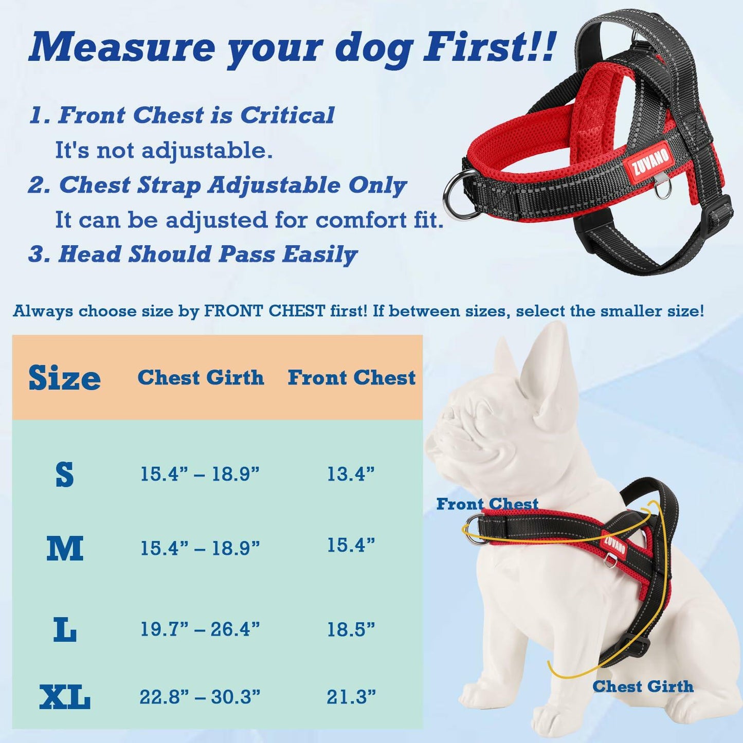 Deal US Kumihigh No Pull Padded Escape Proof Dog Harness XL