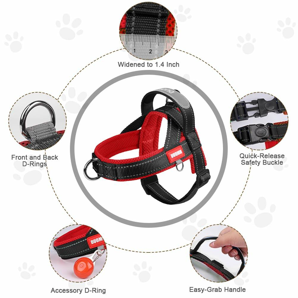 Deal US Kumihigh No Pull Padded Escape Proof Dog Harness XL