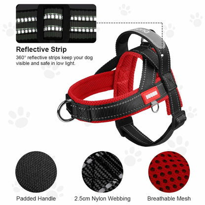 Deal US Kumihigh No Pull Padded Escape Proof Dog Harness XL
