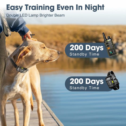 TingLanLeaf Dog Training Collar 5280FT Remote Waterproof Rec