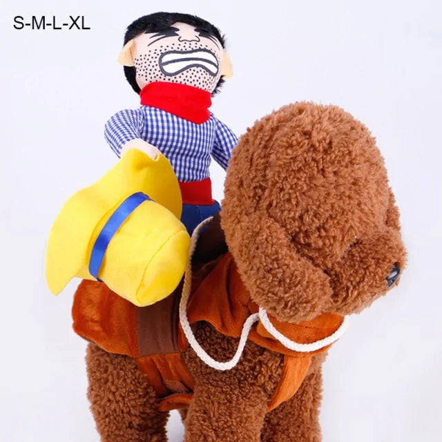 Dog Clothes Riding Horse Cowboy - Costumes - Mimarta