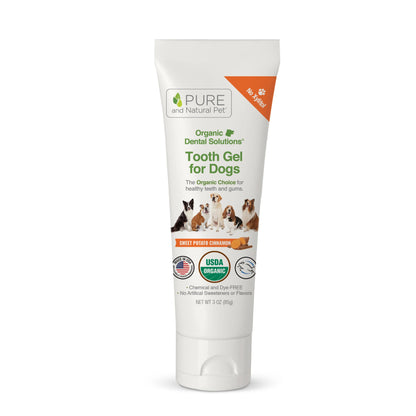 Organic Dog Dental Tooth Gel by Purrfect Pet Kingdom, 14.99, promotes natural oral hygiene for pets.