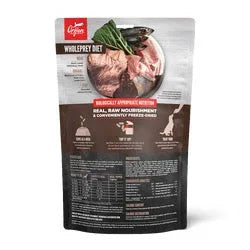Orijen Regional Red Epic Bites Freeze Dried Dog Food (6oz) by The Family Pet, featuring a vibrant red packaging, perfect f...