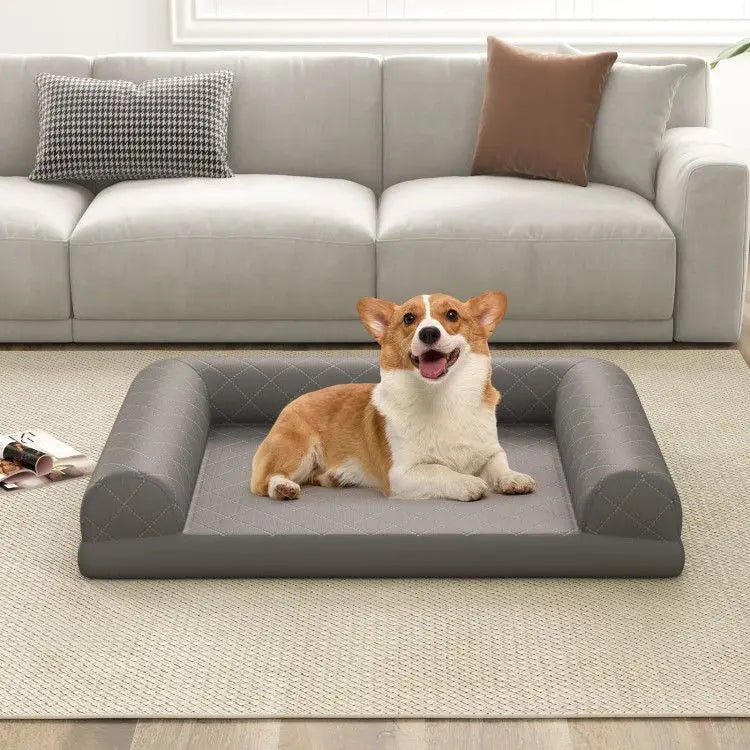 Purrfect Pet Kingdom Orthopedic Dog Crate Bed – Noble Comfort Purrfect Pet Kingdom