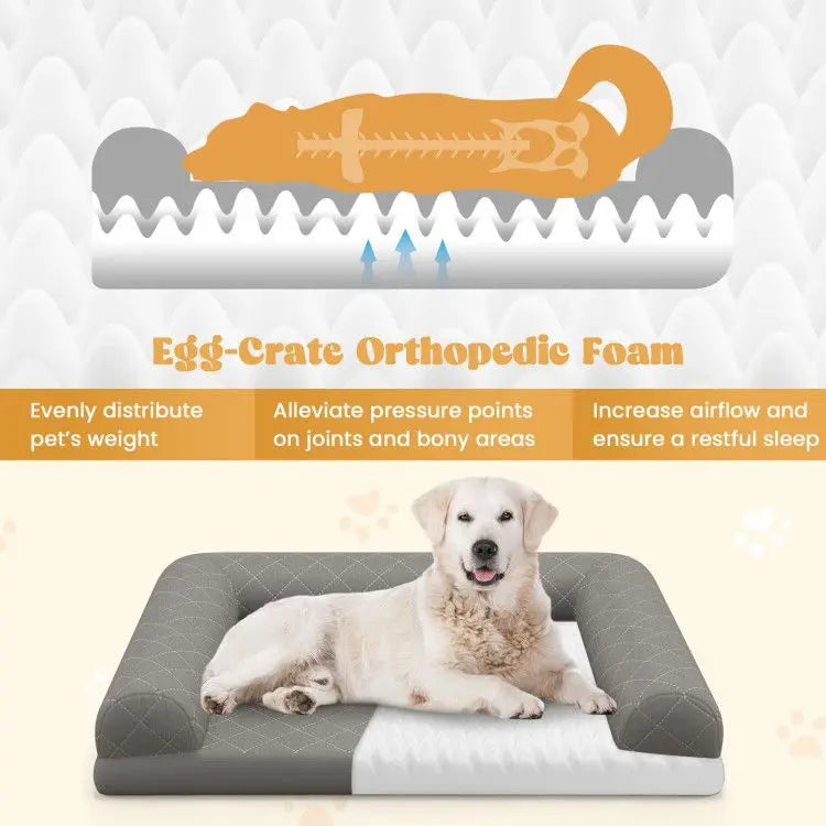Purrfect Pet Kingdom Orthopedic Dog Crate Bed – Noble Comfort Purrfect Pet Kingdom