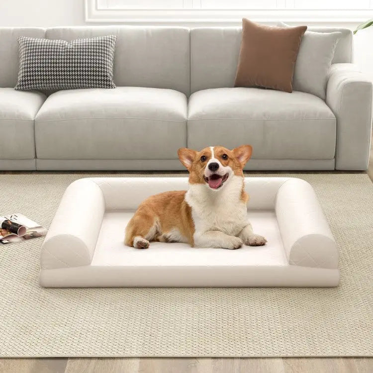 Purrfect Pet Kingdom Orthopedic Dog Crate Bed – Noble Comfort Purrfect Pet Kingdom