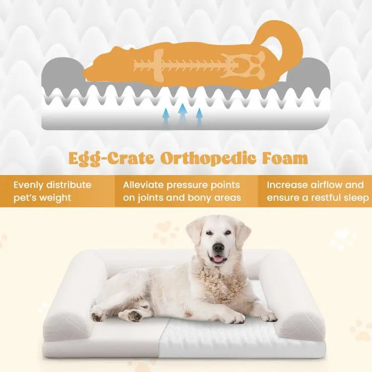 Purrfect Pet Kingdom Orthopedic Dog Crate Bed – Noble Comfort Purrfect Pet Kingdom