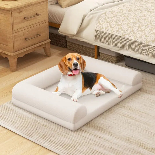 Purrfect Pet Kingdom Orthopedic Dog Crate Bed – Noble Comfort Purrfect Pet Kingdom