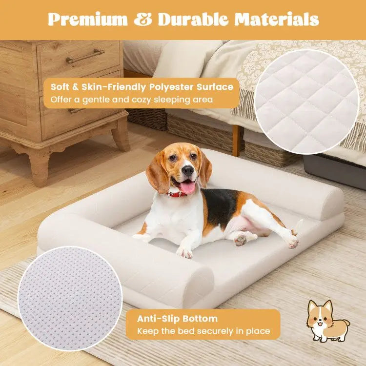 Purrfect Pet Kingdom Orthopedic Dog Crate Bed – Noble Comfort Purrfect Pet Kingdom