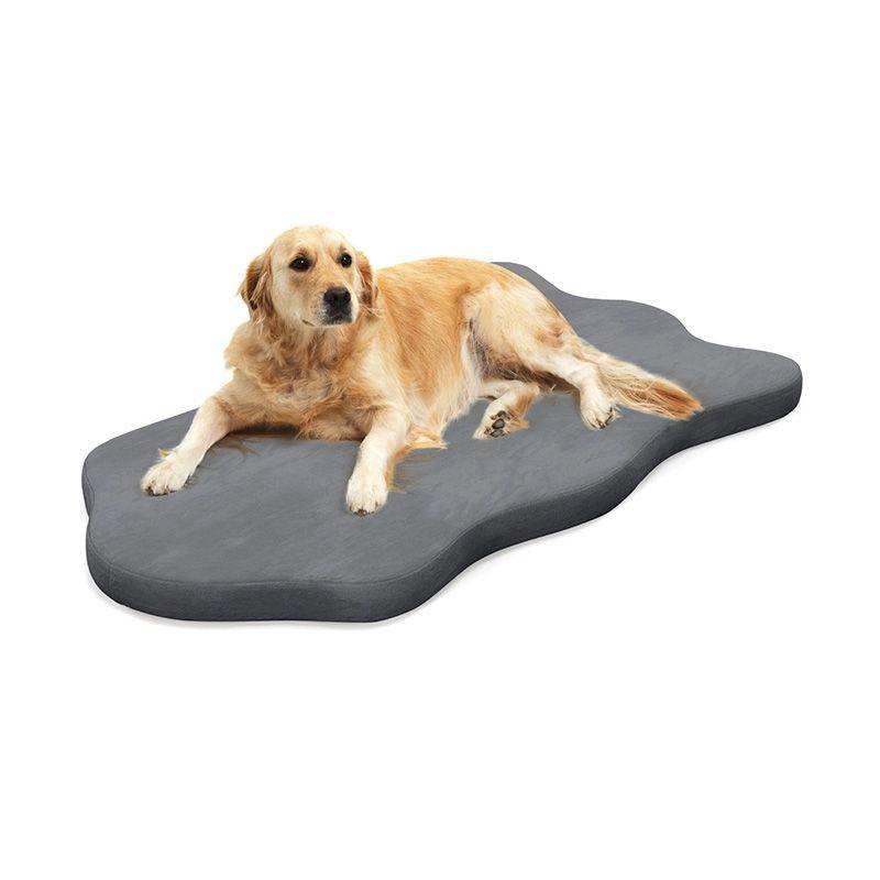 Purrfect Pet Kingdom Orthopedic Pet Bed for Dogs O S Gray Purrfect Pet Kingdom