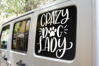 Crazy Dog Lady Dog Mom Sticker by WinsterCreations™ Official Store