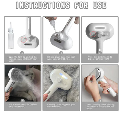 KONG Self-Cleaning Pet Grooming Brush for Dogs and Cats XL