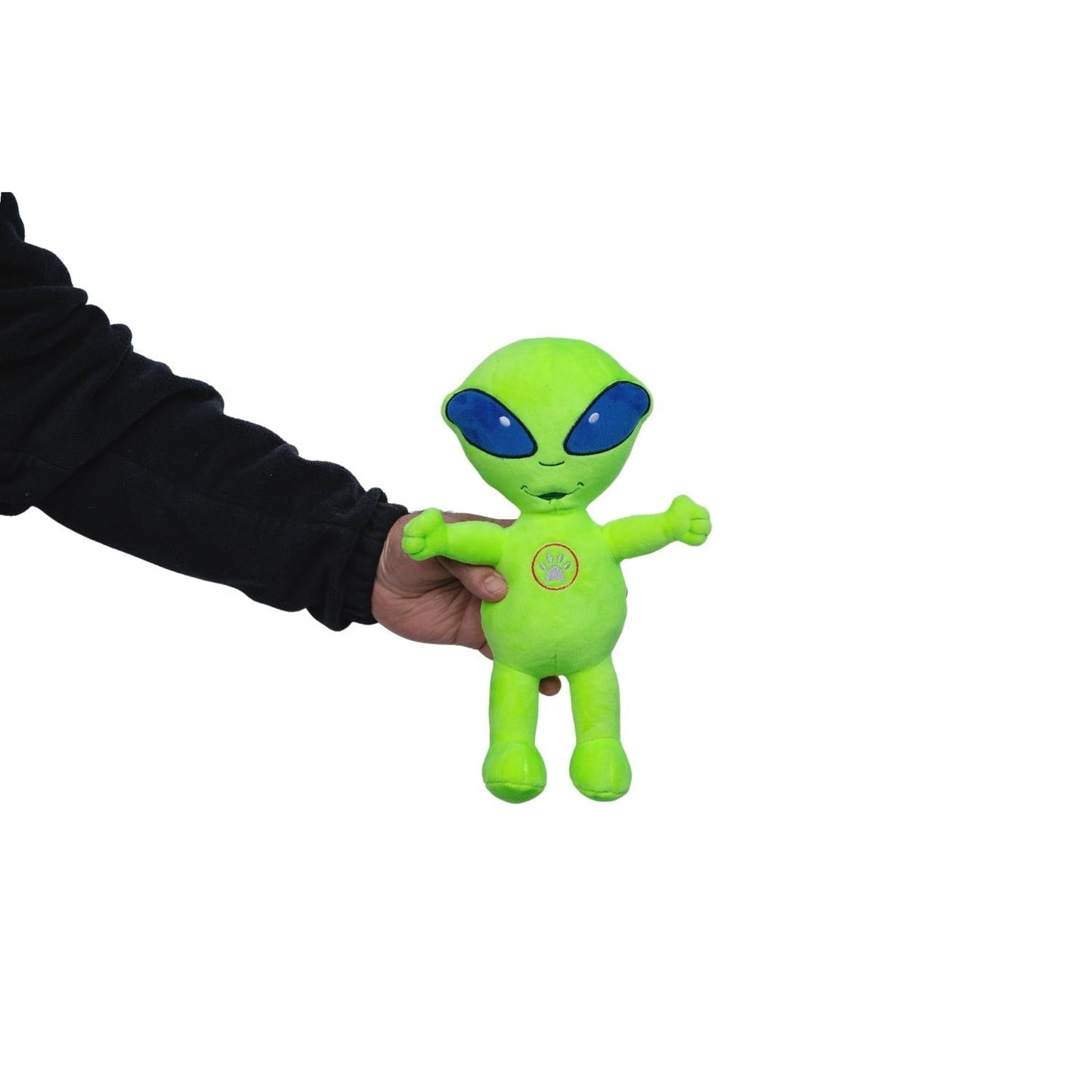 Dog Treats Space Alien Rocket Plush Toy Gift Set with Essent - close up product image for dog treats