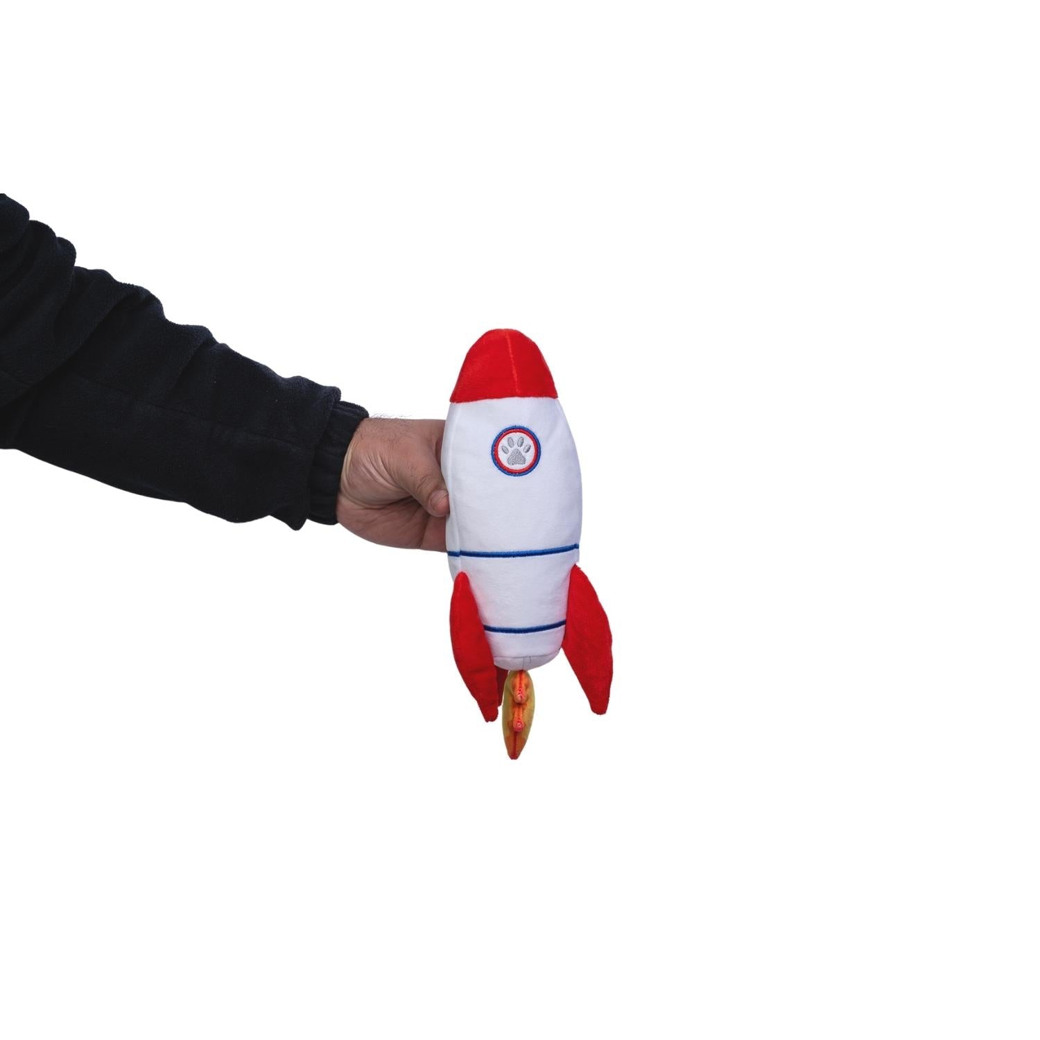 Dog Treats Space Alien Rocket Plush Toy Gift Set with Essent - size and texture image for dog treats