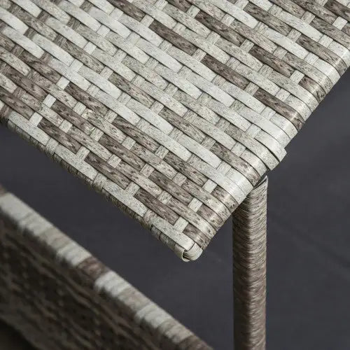 Stylish outdoor luxury dog bed made with woven material for comfort and durability