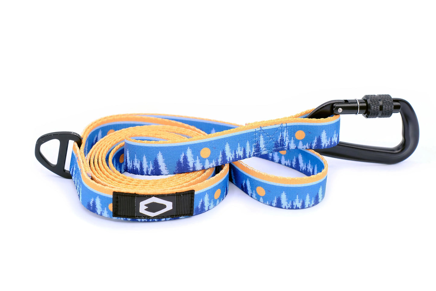 Outdoor Style Collar and Leash Set by Euro-Dog, Large 15"-24" in Mountain Sunset, perfect for stylish pet outings.