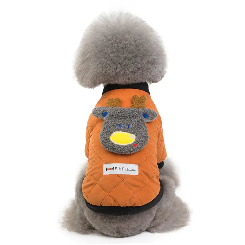 Cute Winter Padded Dog Jacket for Autumn/Winter - Mimarta