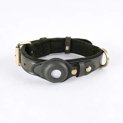 Leather Anti - Lost Dog Collar - Pet GPS Tracking Collar - Mimarta