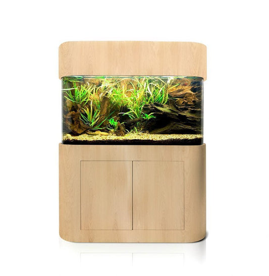 220g Panoramic Glass Reef-Ready Aquarium Set in Unstained