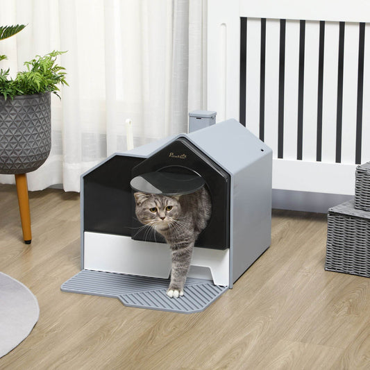Purrfect Pet Kingdom Hidden Cat Litter Box with Particle Catching Mat Purrfect Pet Kingdom