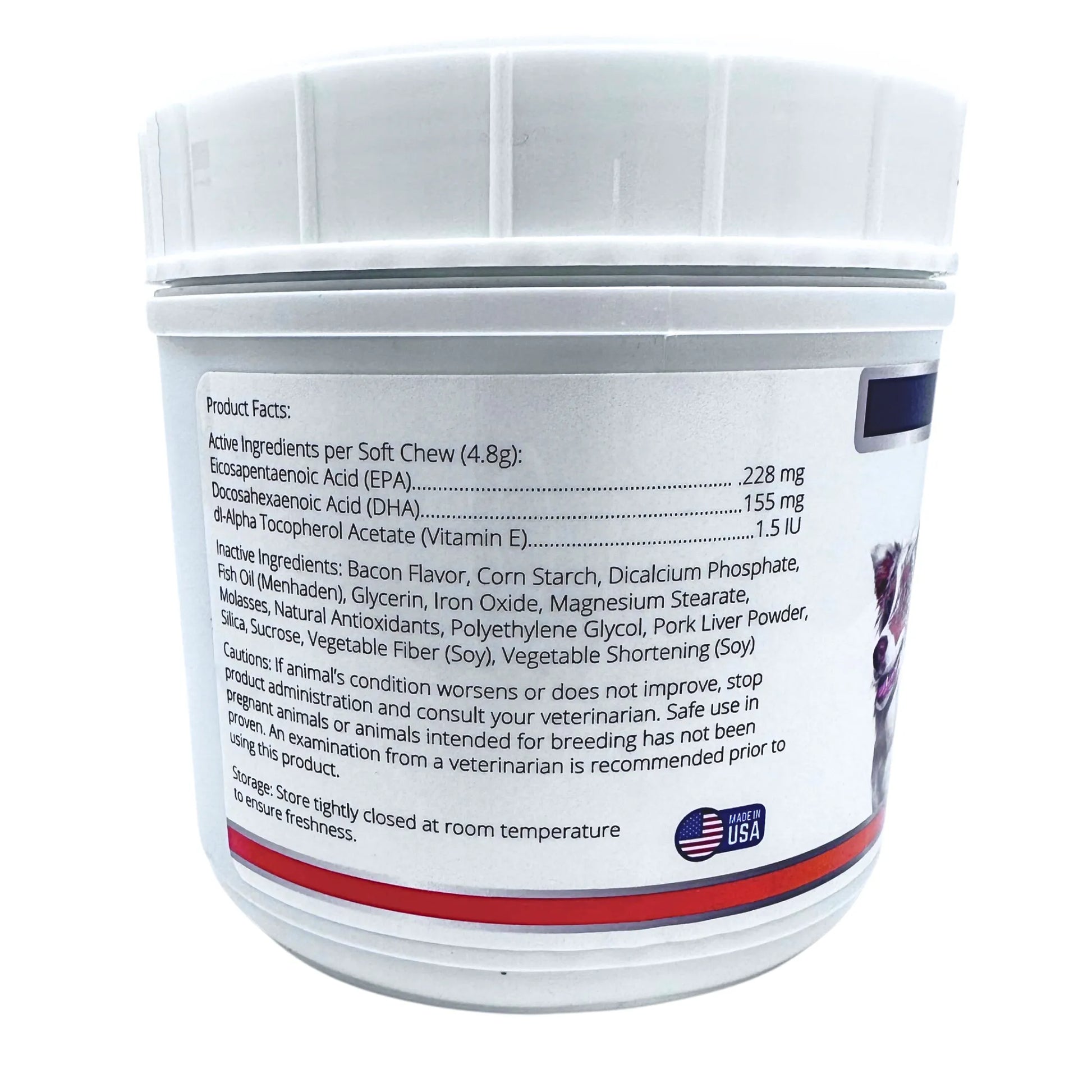 Paw and Tail Supply - PiccardMeds4pets Skin and Coat Omega-3 Soft Chews Small Dogs and Cats 150ct - Pet Health & Wellness