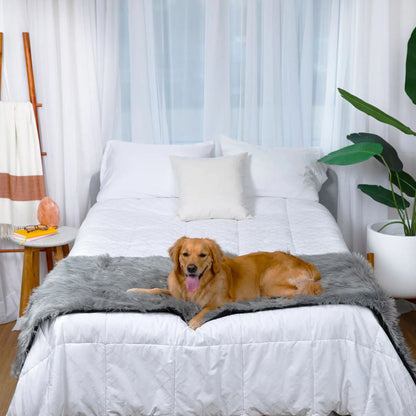 Paw.com - PupProtector™ Waterproof Bed Runner - Charcoal Grey - Dog Blanket