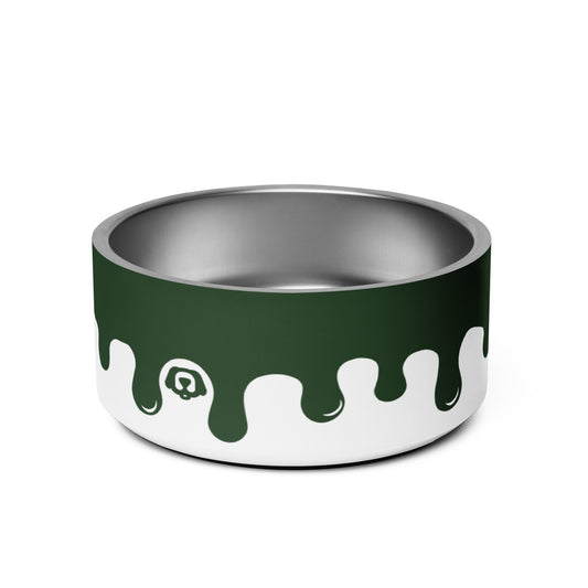 Pawcasso Broccoli Paint Drip 32oz Dog Bowl - Dog Bowls & Feeders - Wuforia - Default Title - 3506412_16786