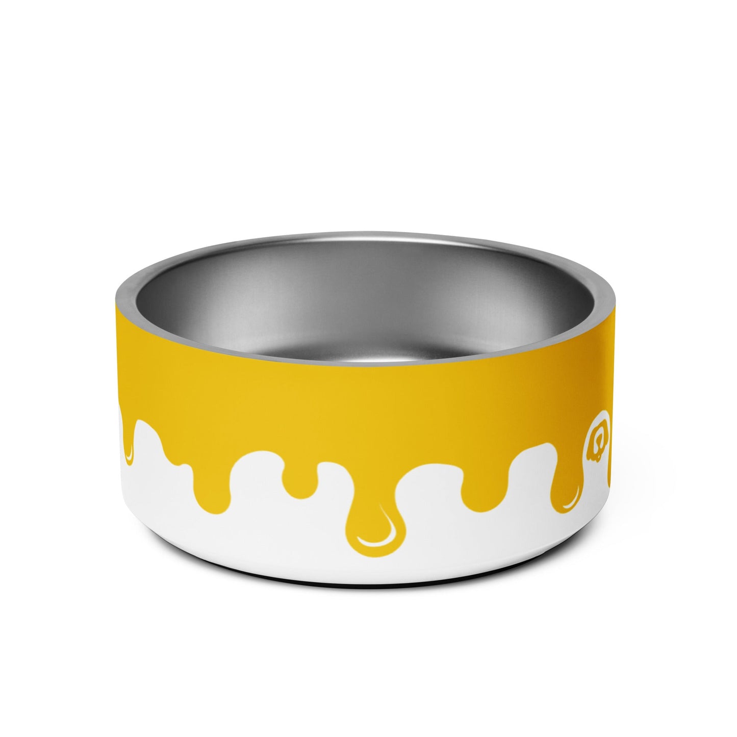 Pawcasso Cheesey Paint Drip 32oz Dog Bowl - Dog Bowls & Feeders - Wuforia