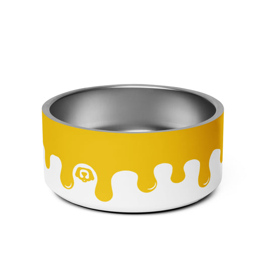 Pawcasso Cheesey Paint Drip 32oz Dog Bowl - Dog Bowls & Feeders - Wuforia - Default Title - 7423807_16786