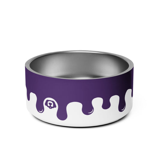 Pawcasso Purple Yam Paint Drip 32oz Dog Bowl - Dog Bowls & Feeders - Wuforia - Default Title - 4733021_16786