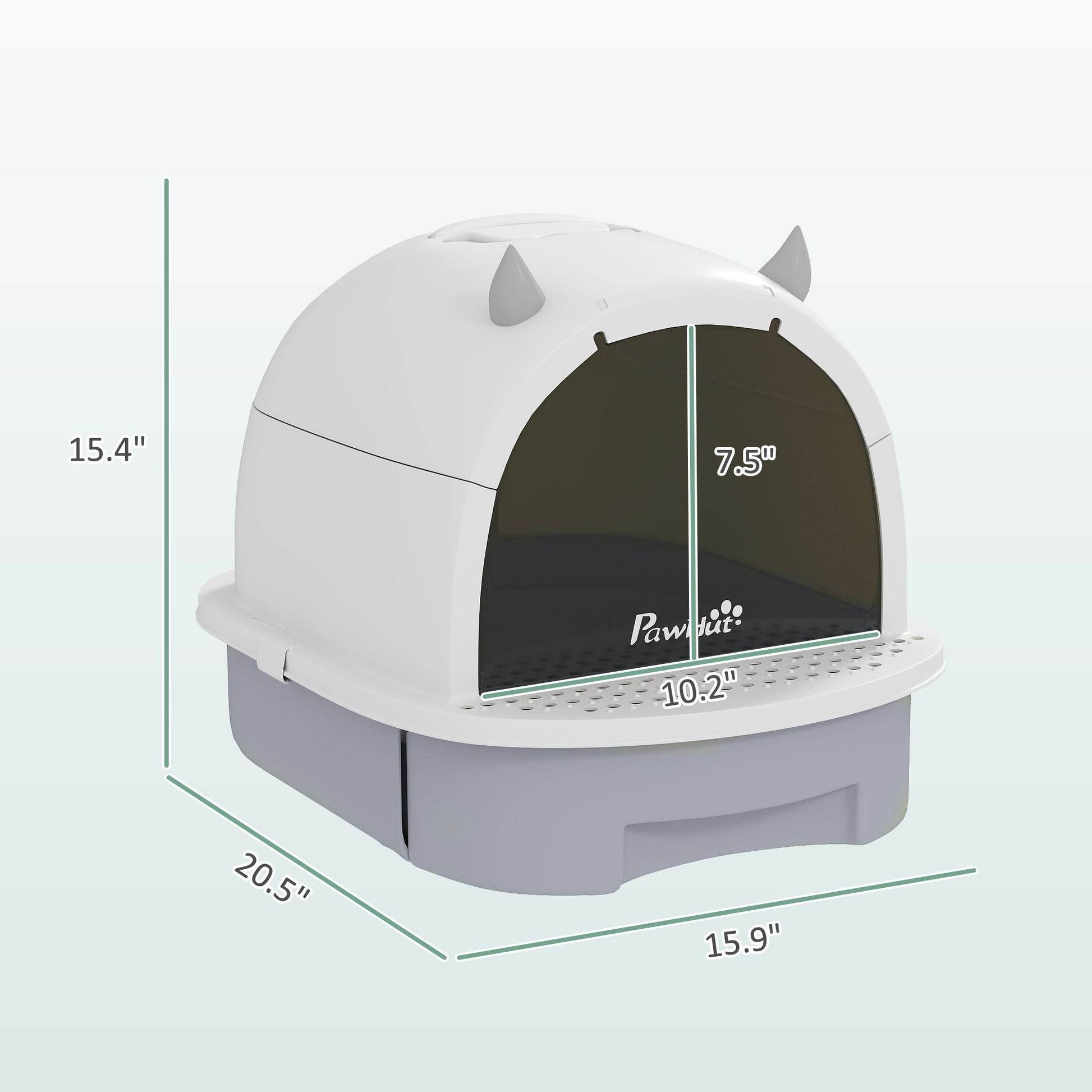 Purrfect Pet Kingdom Cat Litter Box with Scoop Included Purrfect Pet Kingdom