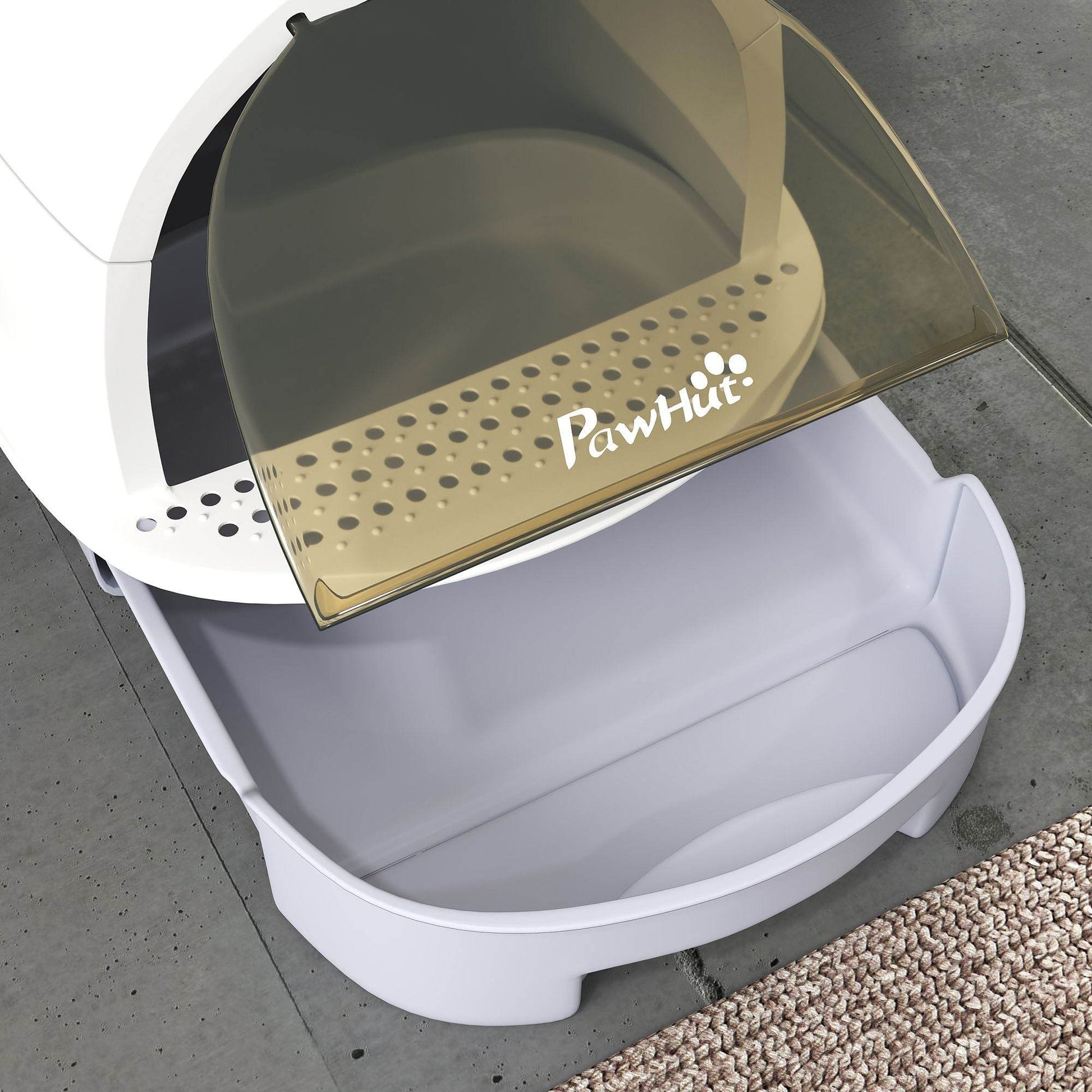Purrfect Pet Kingdom Cat Litter Box with Scoop Included Purrfect Pet Kingdom