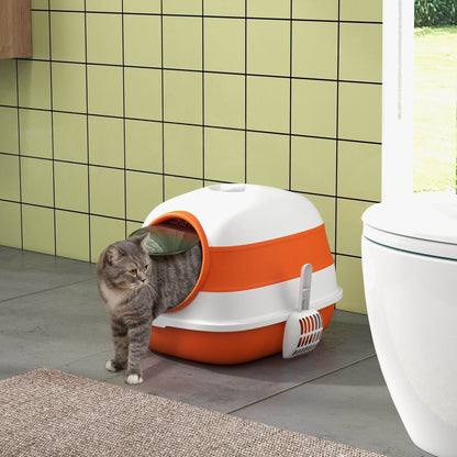 Purrfect Pet Kingdom Covered Litter Box for Cats 🚀 Purrfect Pet Kingdom