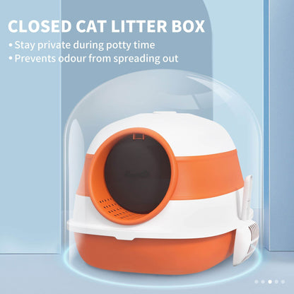 Purrfect Pet Kingdom Covered Litter Box for Cats 🚀 Purrfect Pet Kingdom