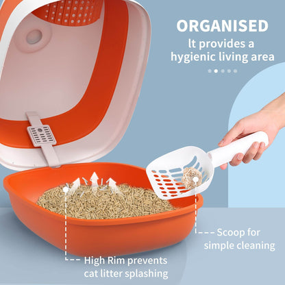 Purrfect Pet Kingdom Covered Litter Box for Cats 🚀 Purrfect Pet Kingdom