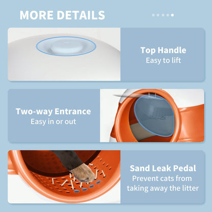 Purrfect Pet Kingdom Covered Litter Box for Cats 🚀 Purrfect Pet Kingdom