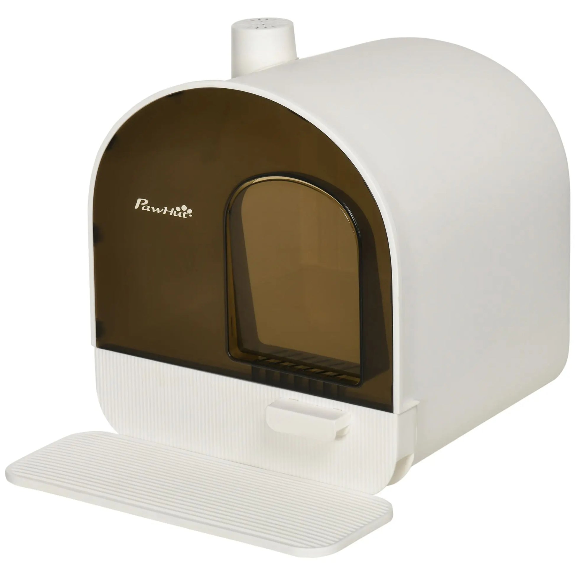 Purrfect Pet Kingdom PawHut Enclosed Litter Box with High Sides Purrfect Pet Kingdom