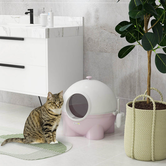 Purrfect Pet Kingdom Leakproof Cat Litter Box With Lid Purrfect Pet Kingdom