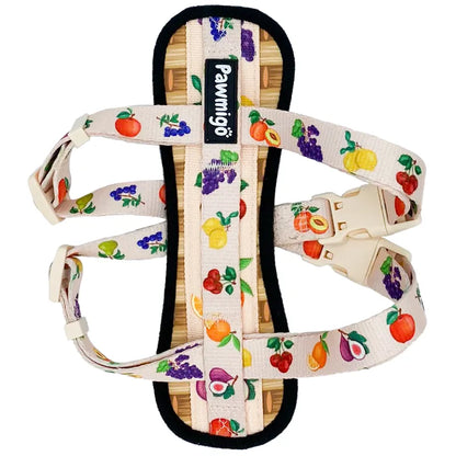 Pawmigo - Pawmigo X-Fit Harness for Dogs in Fun Frootie Patootie Print - X-Fit Harness