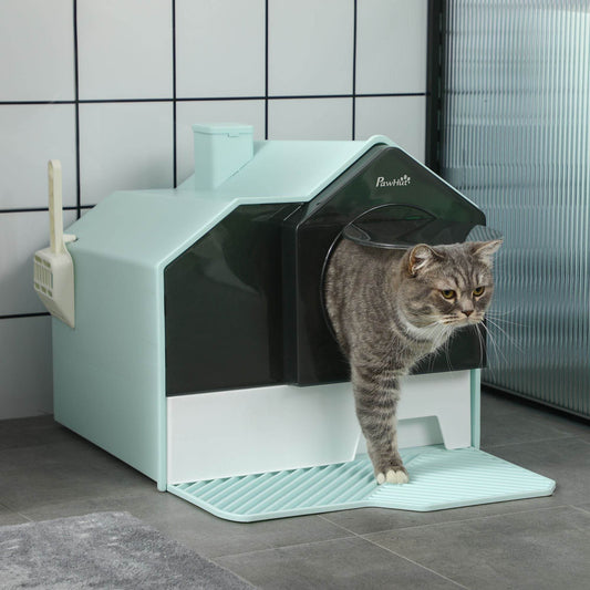 Purrfect Pet Kingdom Enclosed Cat Litter Box for Odor Control Purrfect Pet Kingdom