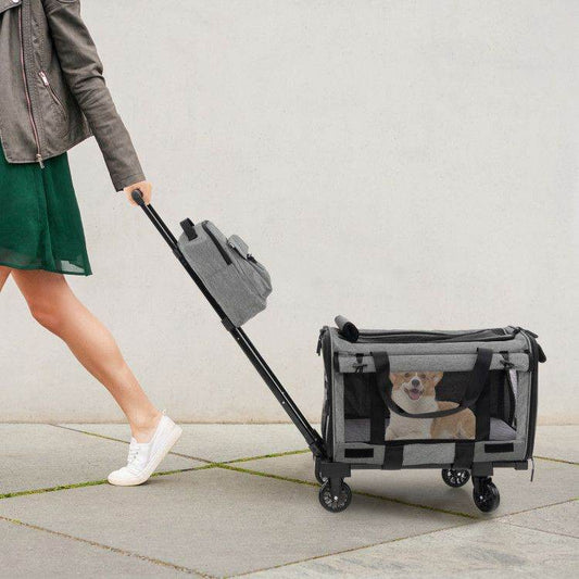 Purrfect Pet Kingdom PawVoyage Pet Carrier for Cats Purrfect Pet Kingdom